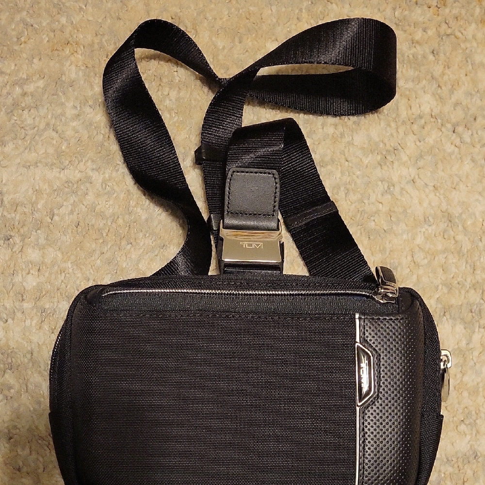 Tumi Black Belt Bag
